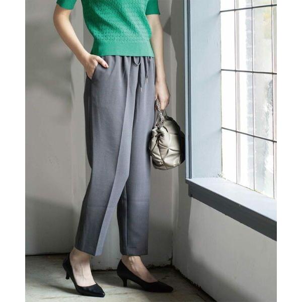 OPAQUE.CLIP / オペーク ドット クリップ ストレッチ美脚イージーテーパードパンツ【防シ...