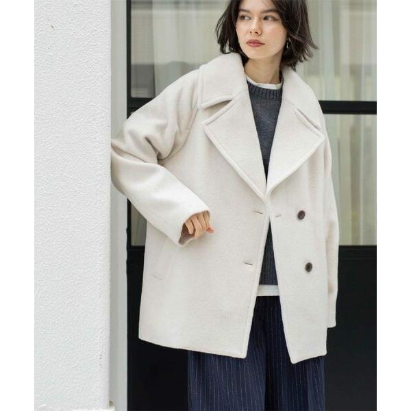 OPAQUE.CLIP / オペーク ドット クリップ カシミヤブレンドウールミドルピーコート