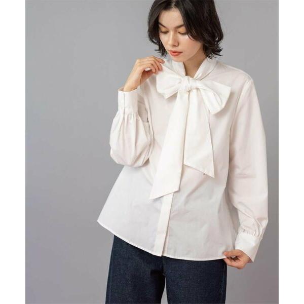 OPAQUE.CLIP / オペーク ドット クリップ ≪通勤・セレモニー対応≫ボウタイシャツブラウ...