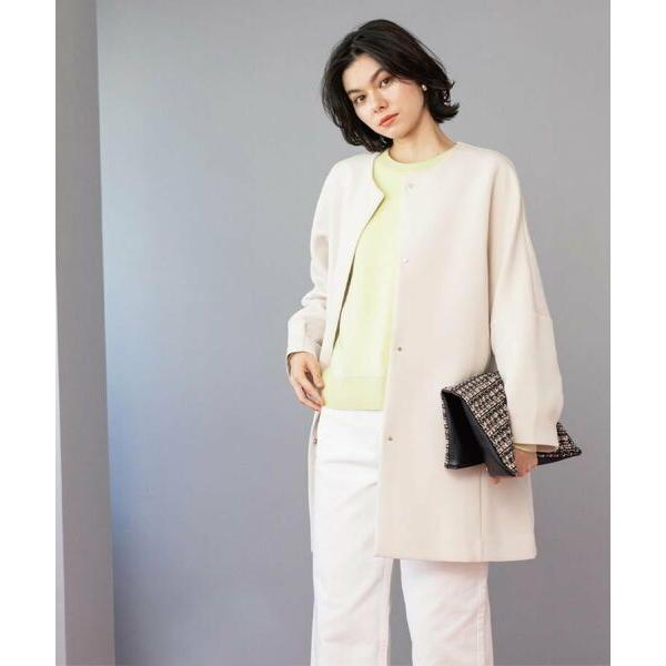 OPAQUE.CLIP / オペーク ドット クリップ フォルムスリーブミドルコート【洗濯機OK】