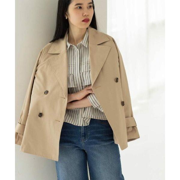 OPAQUE.CLIP / オペーク ドット クリップ ミドルトレンチコート【洗濯機OK】