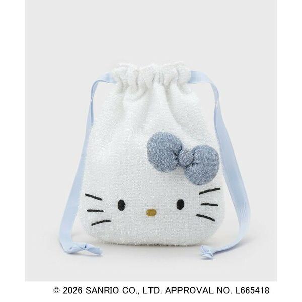 OPAQUE.CLIP / オペーク ドット クリップ ◆【ハローキティ】キラふわフェイス巾着ポーチ