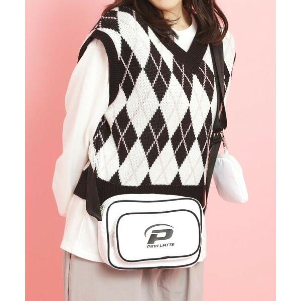 PINK-latte / ピンク ラテ パイピングスクウェアショルダー