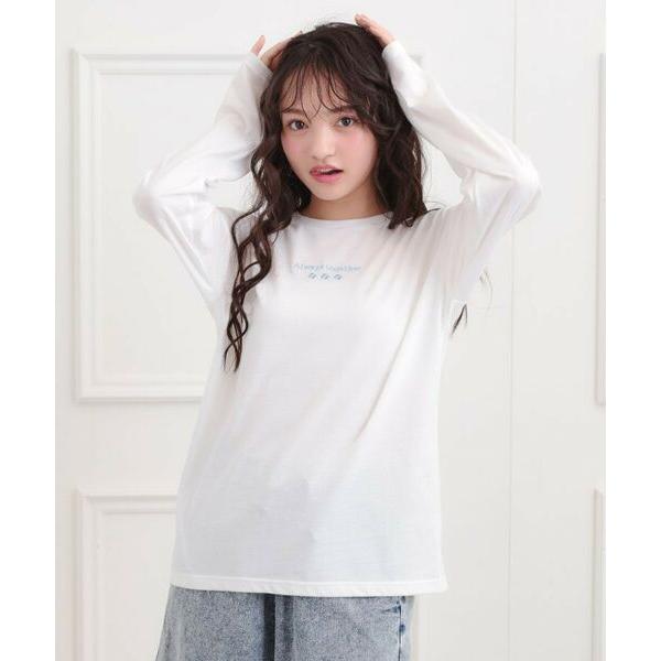 PINK-latte / ピンク ラテ くまちゃんビッグロンT