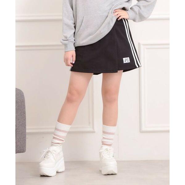 PINK-latte / ピンク ラテ ラップサイドラインスカパン