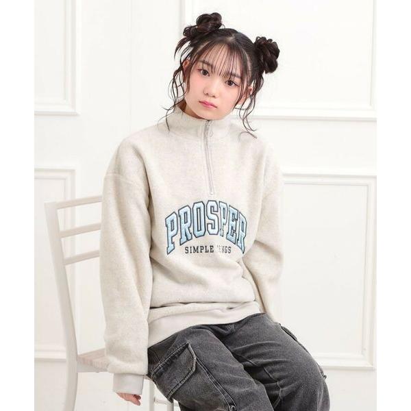 PINK-latte / ピンク ラテ ハーフジップフリーストレーナー