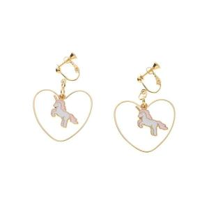 PINK-latte / ピンク ラテ ハートイヤリング