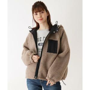 SHOO・LA・RUE / シューラルー 【S-L/リバーシブル】ボアフードブルゾン