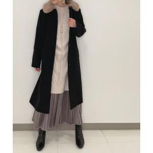 SHOO・LA・RUE / シューラルー ◆フェイクファ−付き比翼コート