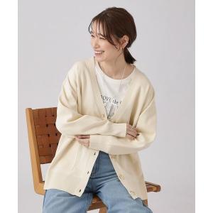 SHOO・LA・RUE / シューラルー 軽くて柔らかい スポンディッシュ Vネックカーディガン｜selectsquare