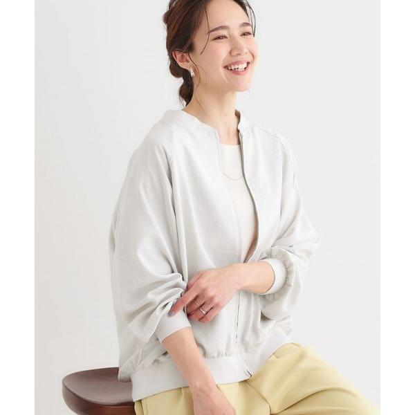 SHOO・LA・RUE / シューラルー 【洗える/S-LL】麻調リブブルゾン