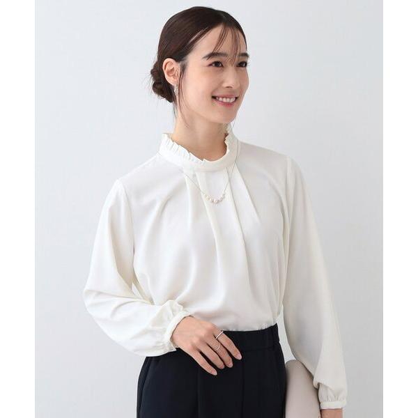 SHOO・LA・RUE / シューラルー 【S-3L/洗える/セレモニー】さらり軽やか スタンドカラ...