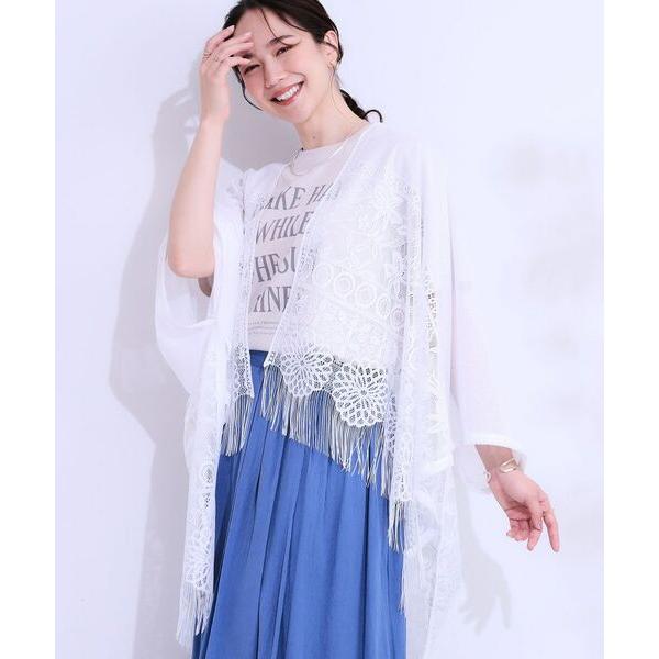 SHOO・LA・RUE / シューラルー 花柄レースポンチョ