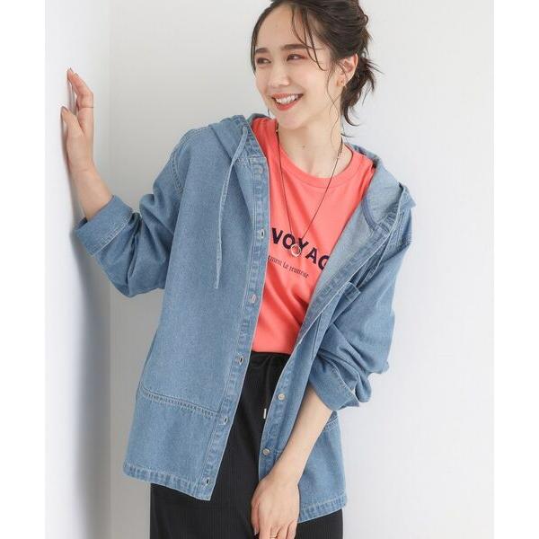 SHOO・LA・RUE / シューラルー 【S-LL】こなれ感ある着こなしに デニムフーディーブルゾ...