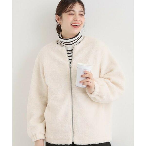 SHOO・LA・RUE / シューラルー 【洗濯機可/S-LL】即サマになる ボアノーカラーブルゾン