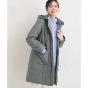 新品タグ付　シャギーロングコート　オリーブ　S SNIDEL セール】ブローチ付きシャギーロングコート（チェスターコート