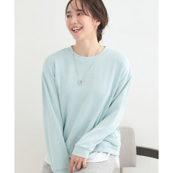 SHOO・LA・RUE / シューラルー 【洗濯機可】1枚でサマ見え ラメニットソー レイヤード風ト...