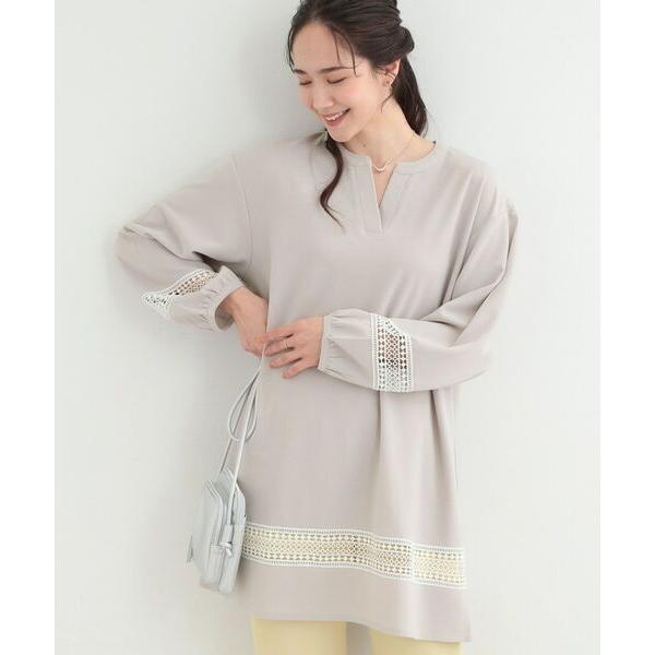 SHOO・LA・RUE / シューラルー レース切り替えチュニックワンピース