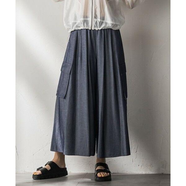 MAYSON GREY / メイソングレイ 【新色追加】シャンブレーカーゴキュロットパンツ