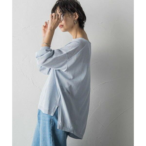 MAYSON GREY / メイソングレイ ペーパーヤーンルーズニットプルオーバー≪手洗い可能≫