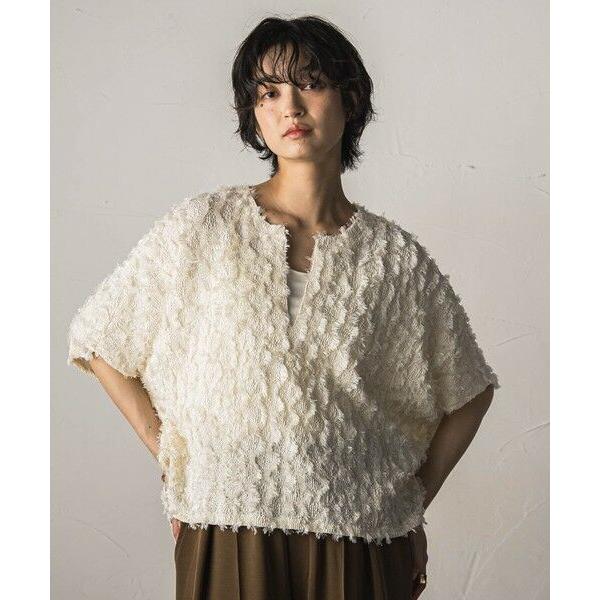 MAYSON GREY / メイソングレイ ジャガードフリンジスキッパーブラウス