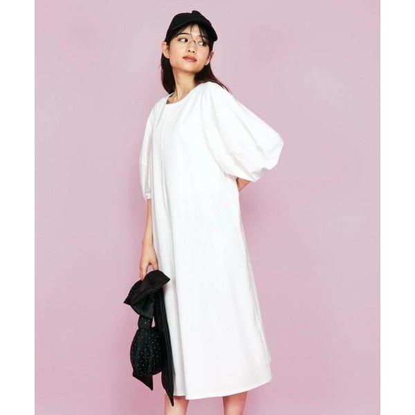 QUEENS COURT / クイーンズコート ボリュームスリーブカットワンピース≪手洗い可能≫