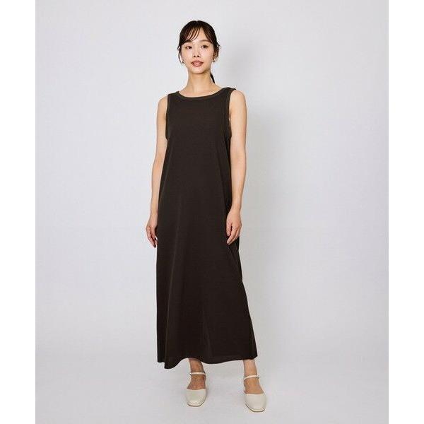 QUEENS COURT / クイーンズコート カットジョーゼットスリーブレスワンピース≪手洗い可能...