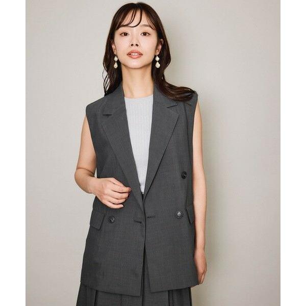 QUEENS COURT / クイーンズコート ハイツイストクロスジレベスト≪手洗い可能≫