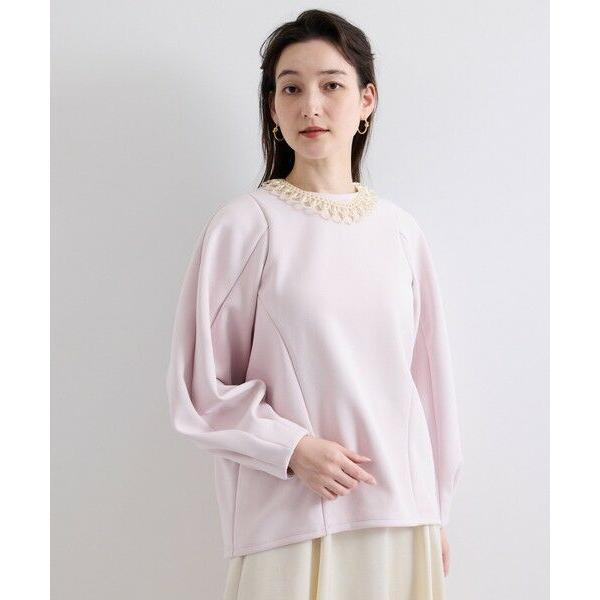 QUEENS COURT / クイーンズコート ダンボールコクーンスリーブプルオーバー≪手洗い可能≫