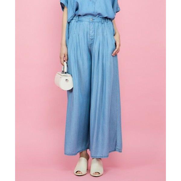 QUEENS COURT / クイーンズコート バイオタックワイドパンツ≪セットアップ対応/洗濯機で...