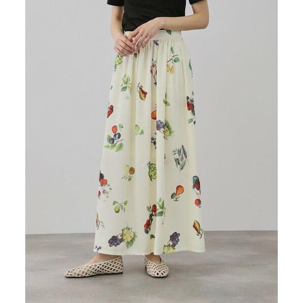 QUEENS COURT / クイーンズコート フルーツモチーフフレアスカート