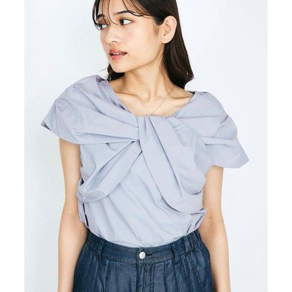 QUEENS COURT / クイーンズコート タイプライタークロスブラウス≪手洗い可能≫