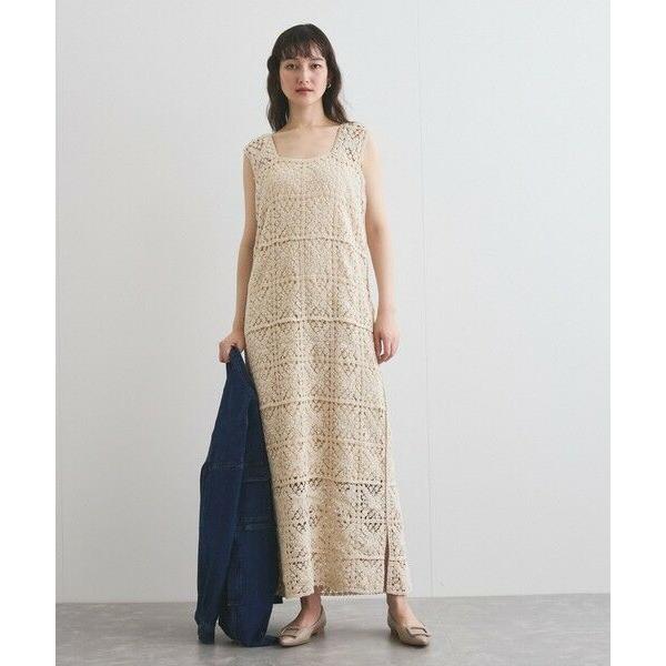 VICKY / ビッキー クロシェロングワンピース≪手洗い可能≫