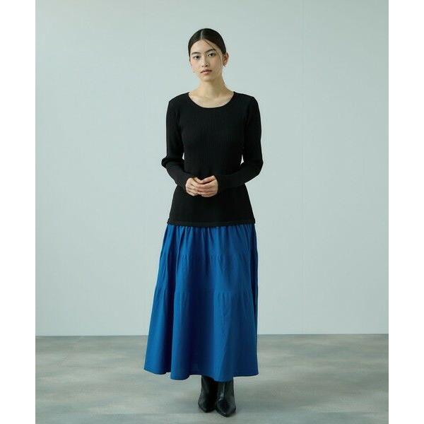 VICKY / ビッキー ドッキングライク軽量ニットワンピース≪手洗い可能≫