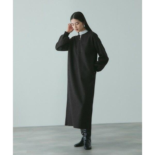 VICKY / ビッキー ソフトニットメルトンキーネックワンピース≪手洗い可能≫