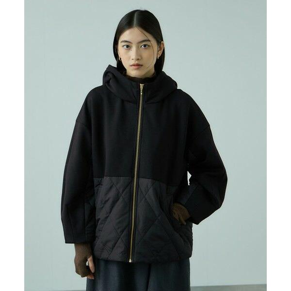 VICKY / ビッキー キルトダンボールコクーンスリーブブルゾン