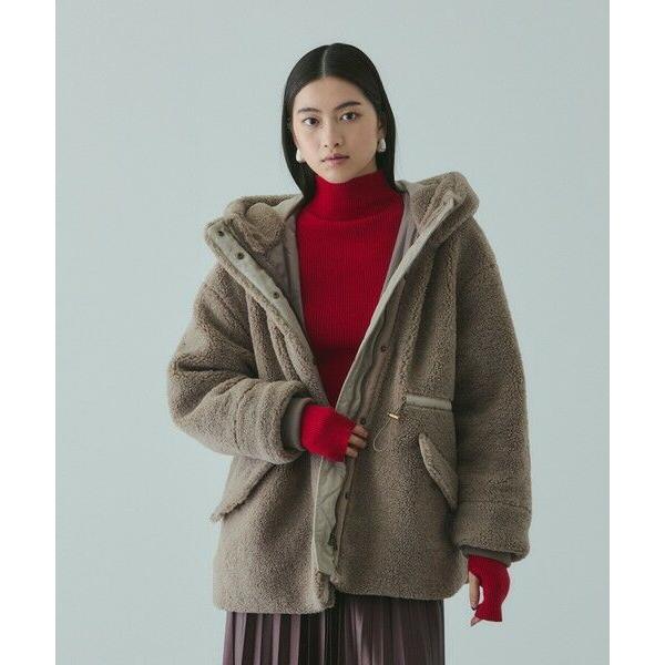 VICKY / ビッキー ショートボア中綿ドロストブルゾン