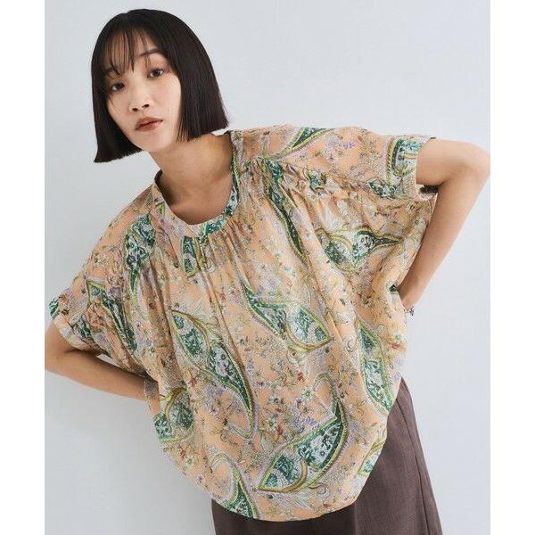 VICKY / ビッキー ペイズリー柄ハンドスモックブラウス≪手洗い可能≫