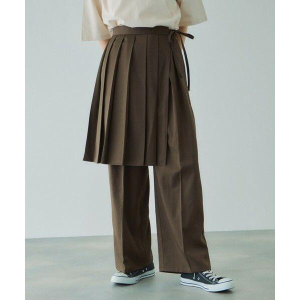 VICKY / ビッキー ラッププリーツスカートセットパンツ≪手洗い可能≫