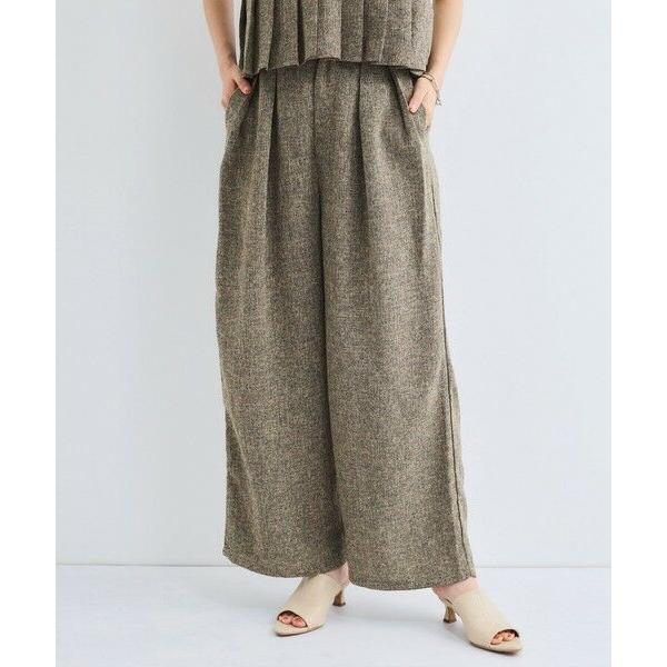 VICKY / ビッキー ライトツィード2タックパンツ≪セットアップ対応/手洗い可能≫