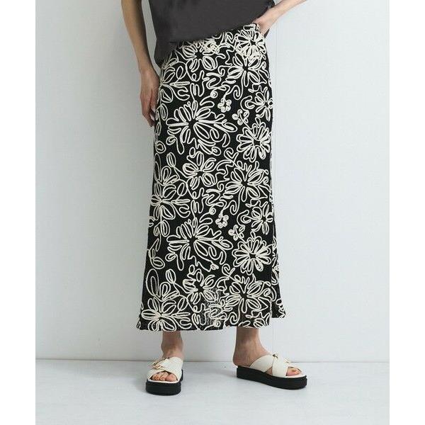 VICKY / ビッキー コードエンブロイダリーIラインスカート