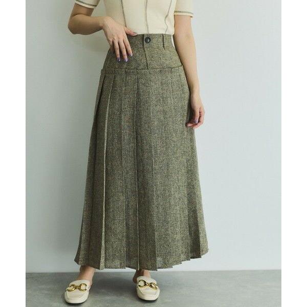 VICKY / ビッキー サマーツィードプリーツスカート≪手洗い可能≫