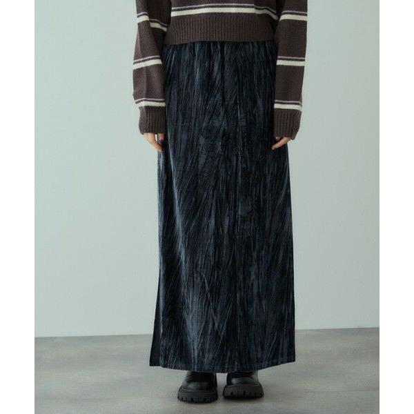 VICKY / ビッキー クラッシュベロアスカート≪手洗い可能≫