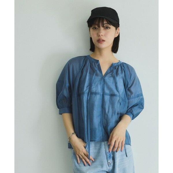 VICKY / ビッキー ローンギャザータックブラウス≪洗濯機で洗える≫