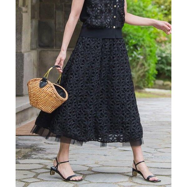 Viaggio Blu / ビアッジョブルー フラワーローブスカート