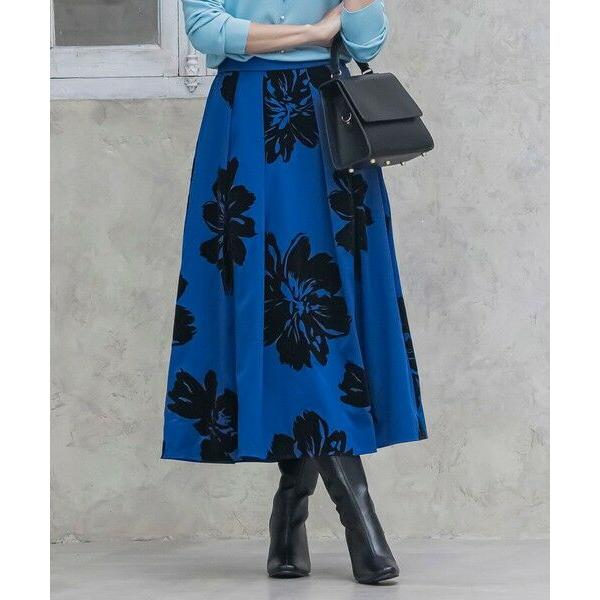 Viaggio Blu / ビアッジョブルー ビッグフラワーフロッキースカート