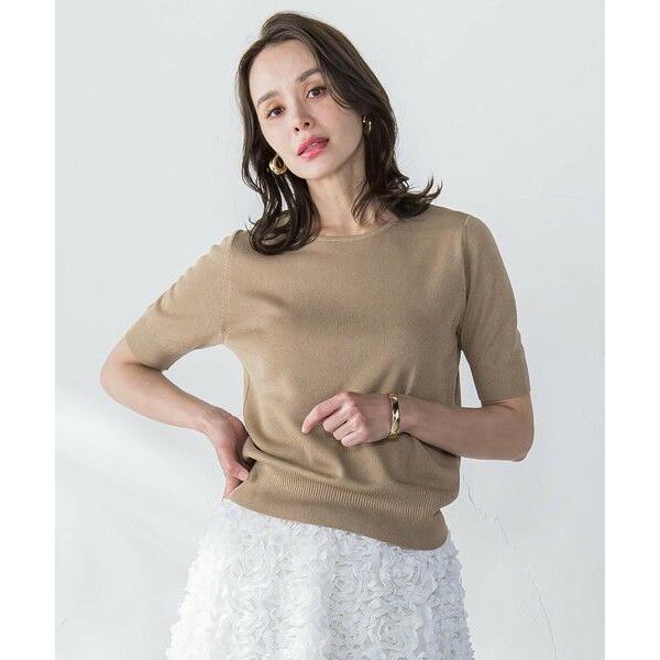 Viaggio Blu / ビアッジョブルー ドライタッチハーフスリーブプルオーバー≪手洗い可能≫