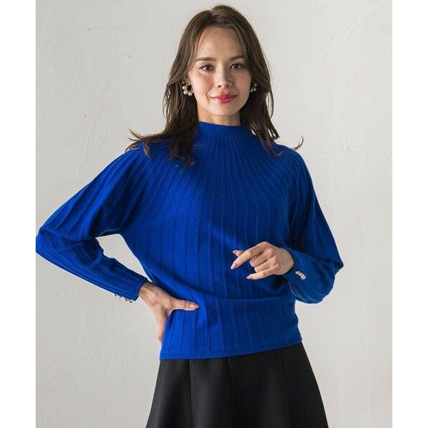 Viaggio Blu / ビアッジョブルー 【WEB限定カラーあり】ラグランスリーブリブニット