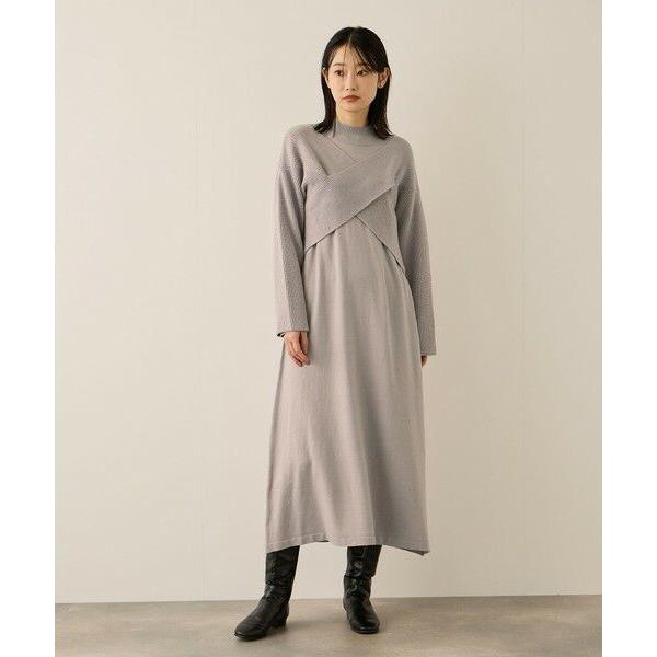 ketty / ケティ カシュクールニットアンサンブルワンピース≪手洗い可能≫