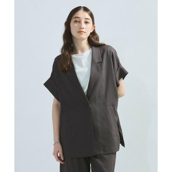 ketty / ケティ リネンライクハーフテーラードジャケット≪手洗い可能≫